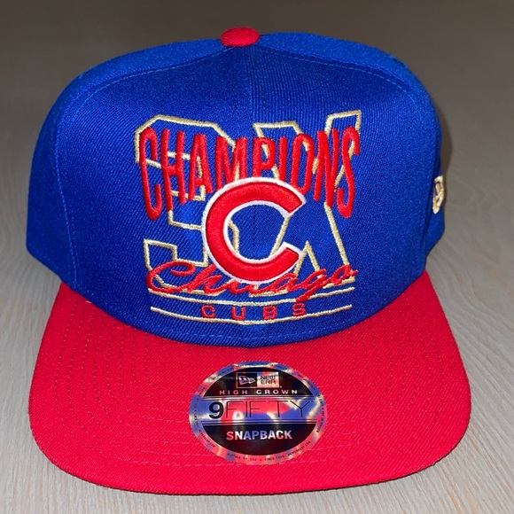 New Era MLB Chicago Cubs High Crown Snapback Hat - Picture 1 of 8